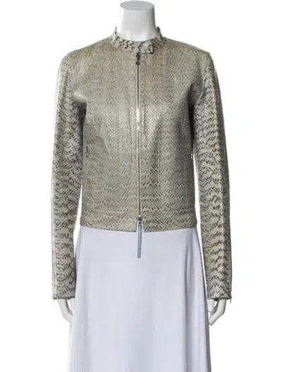 Pre-owned Prada Vintage 2000's Jacket In Gray