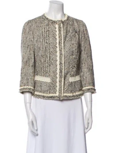 Pre-owned Prada Vintage 2000's Jacket In Gray