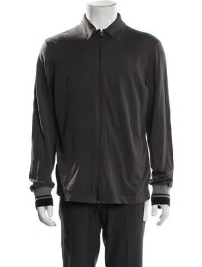 Pre-owned Prada Vintage 2000's Jacket In Grey
