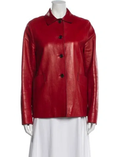 Pre-owned Prada Vintage 2000's Jacket In Red