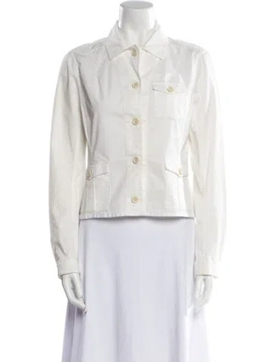 Pre-owned Prada Vintage 2000's Jacket In White