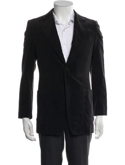 Pre-owned Prada Vintage 2000's Overcoat In Blue