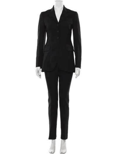 Pre-owned Prada Vintage 2000's Pantsuit In Black