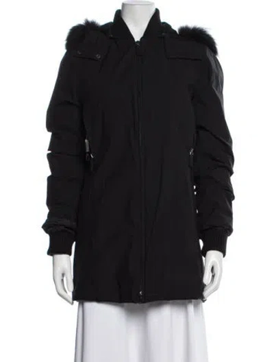 Pre-owned Prada Vintage 2000's Parka In Black
