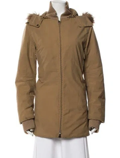 Pre-owned Prada Vintage 2000's Parka In Brown