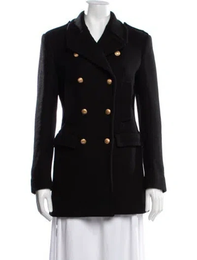 Pre-owned Prada Vintage 2000's Peacoat In Black