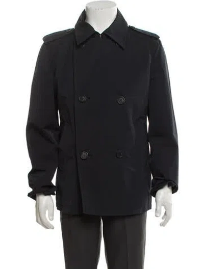 Pre-owned Prada Vintage 2000's Peacoat In Blue