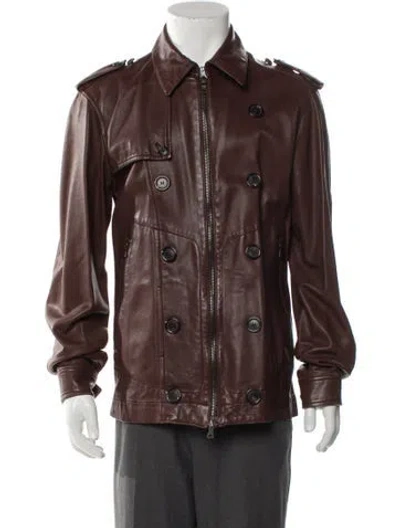 Pre-owned Prada Vintage 2000's Peacoat In Brown