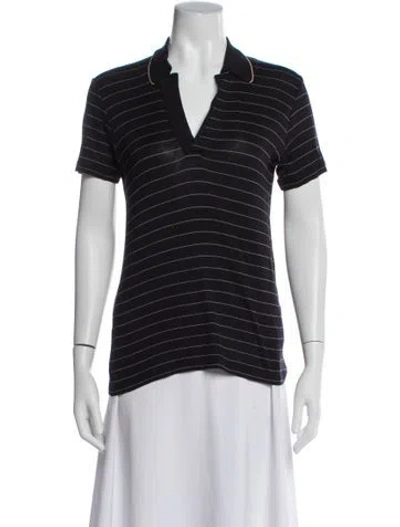 Pre-owned Prada Vintage 2000's Polo In Black