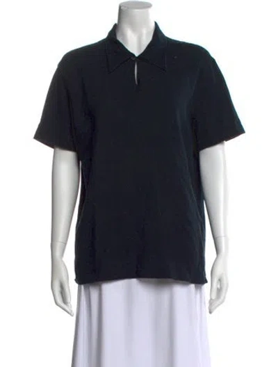 Pre-owned Prada Vintage 2000's Polo In Blue