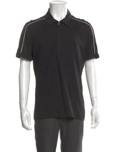 Pre-owned Prada Vintage 2000's Polo Shirt In Black