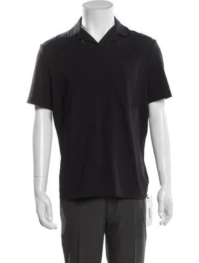 Pre-owned Prada Vintage 2000's Polo Shirt In Black