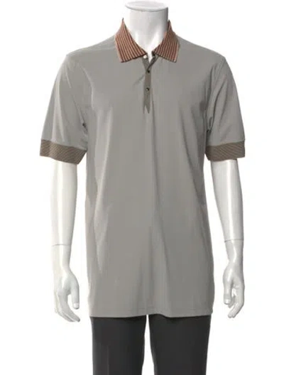 Pre-owned Prada Vintage 2000's Polo Shirt In Gray