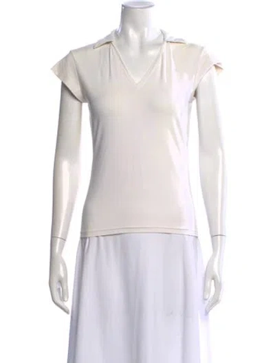 Pre-owned Prada Vintage 2000's Polo In White
