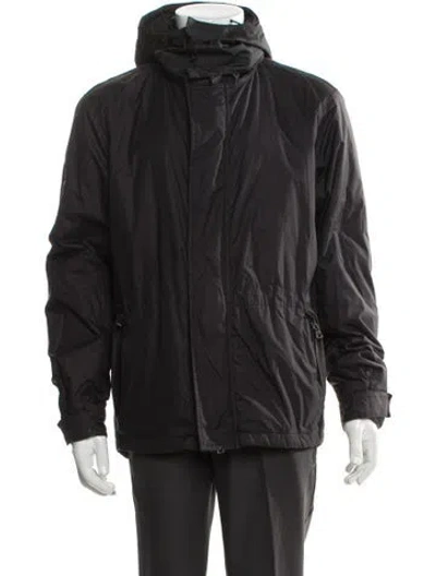 Pre-owned Prada Vintage 2000's Puffer Coat In Gray