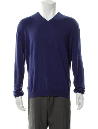Pre-owned Prada Vintage 2000's Pullover In Blue