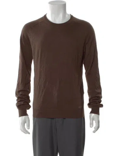 Pre-owned Prada Vintage 2000's Pullover In Brown