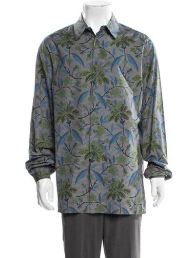Pre-owned Prada Vintage 2000's Shirt In Blue