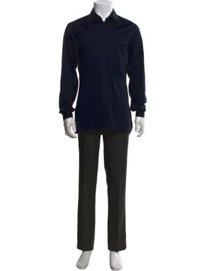 Pre-owned Prada Vintage 2000's Shirt In Blue