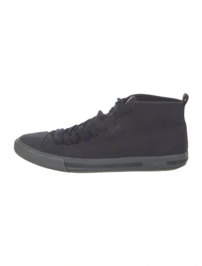 Pre-owned Prada Vintage 2000's Sneakers In Blue