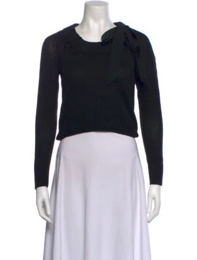 Pre-owned Prada Vintage 2000's Sweater In Black