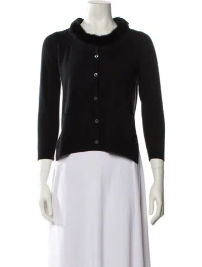 Pre-owned Prada Vintage 2000's Sweater In Black