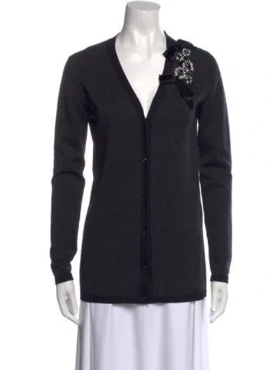 Pre-owned Prada Vintage 2000's Sweater In Black