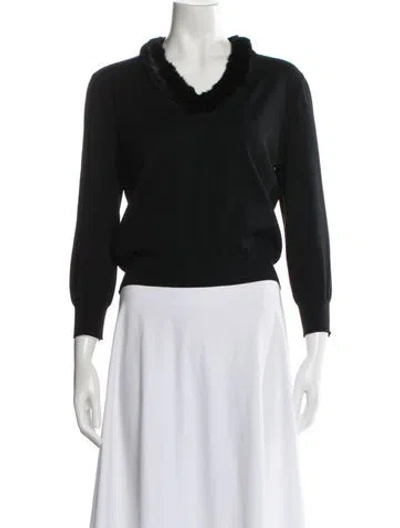 Pre-owned Prada Vintage 2000's Sweater In Black
