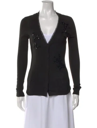 Pre-owned Prada Vintage 2000's Sweater In Black