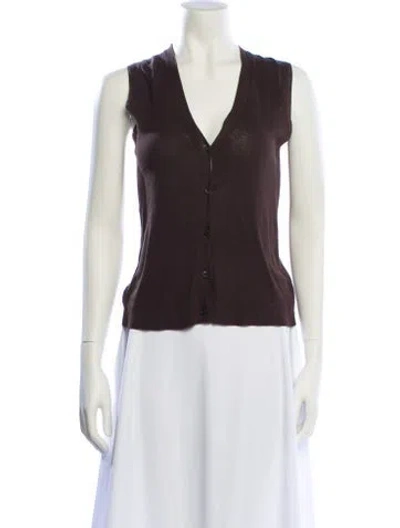 Pre-owned Prada Vintage 2000's Sweater In Brown