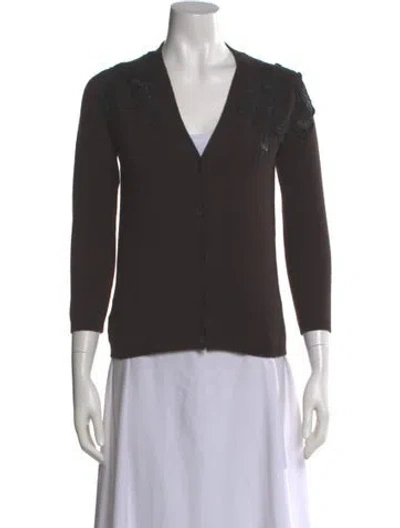 Pre-owned Prada Vintage 2000's Sweater In Brown