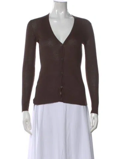 Pre-owned Prada Vintage 2000's Sweater In Brown