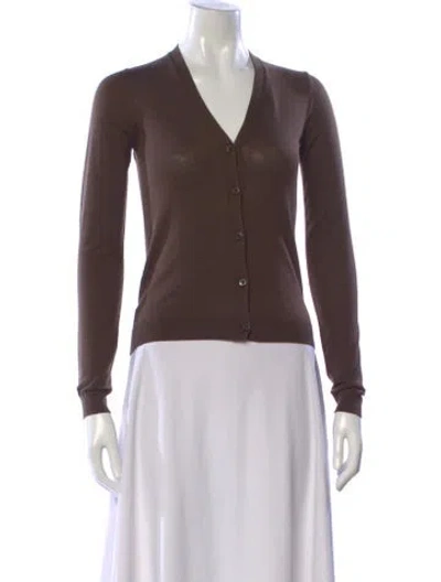 Pre-owned Prada Vintage 2000's Sweater In Brown