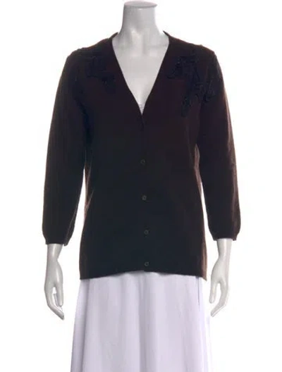 Pre-owned Prada Vintage 2000's Sweater In Brown