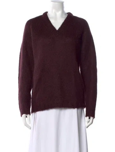 Pre-owned Prada Vintage 2000's Sweater In Burgundy