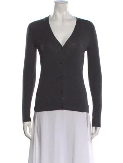 Pre-owned Prada Vintage 2000's Sweater In Gray
