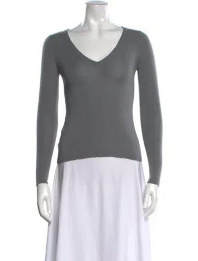 Pre-owned Prada Vintage 2000's Sweater In Gray