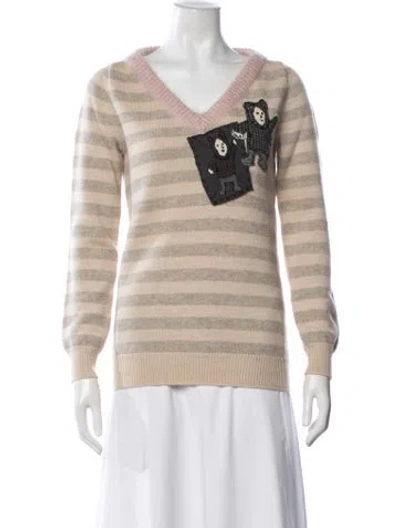 Pre-owned Prada Vintage 2000's Sweater In Neutrals