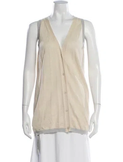 Pre-owned Prada Vintage 2000's Sweater In Neutrals