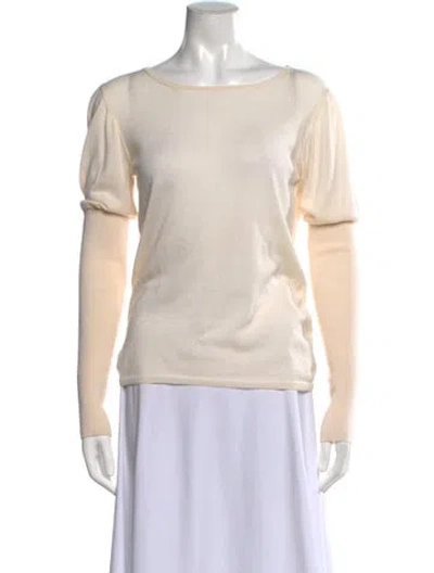 Pre-owned Prada Vintage 2000's Sweater In Neutrals