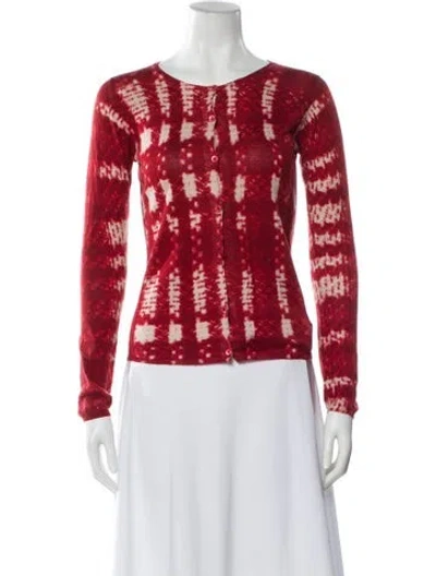 Pre-owned Prada Vintage 2000's Sweater In Red