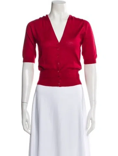 Pre-owned Prada Vintage 2000's Sweater In Red
