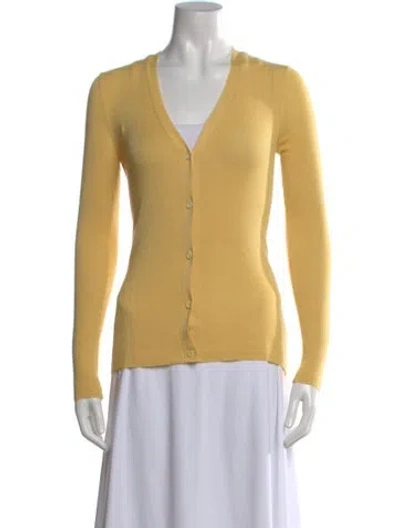 Pre-owned Prada Vintage 2000's Sweater In Yellow