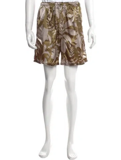Pre-owned Prada Vintage 2000's Swim Trunks In Green