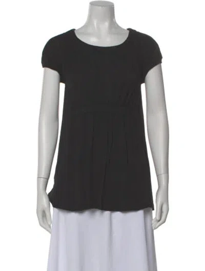 Pre-owned Prada Vintage 2000's Top In Black