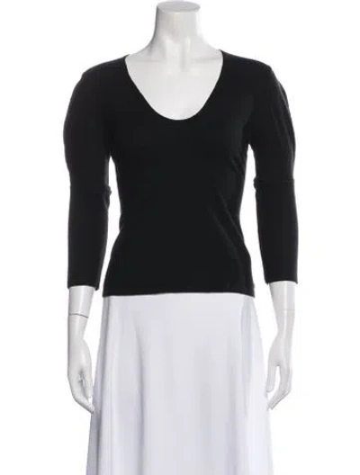 Pre-owned Prada Vintage 2000's Top In Black