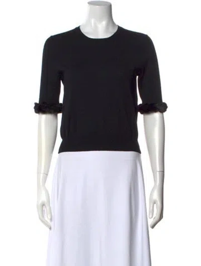 Pre-owned Prada Vintage 2000's Top In Black