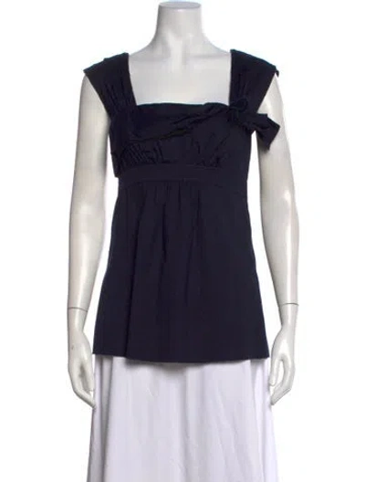Pre-owned Prada Vintage 2000's Top In Black