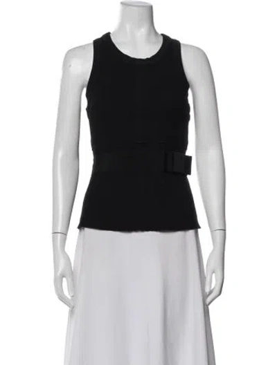 Pre-owned Prada Vintage 2000's Top In Black