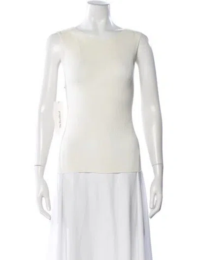 Pre-owned Prada Vintage 2000's Top In Neutral